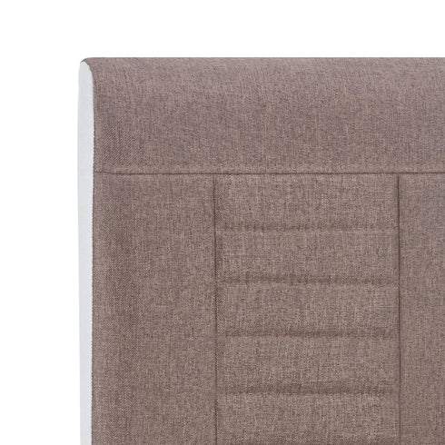 Swen Studio -  Cantilever Dining Chairs 6 pcs Brown Fabric